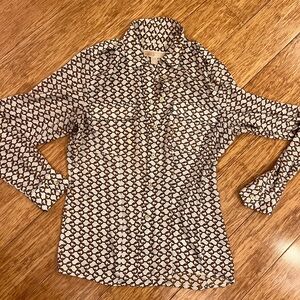 Michael Kors Silky Camp Shirt